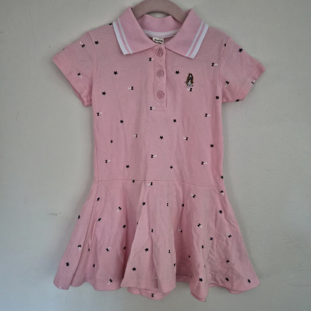 Pink Kids Casual Dress